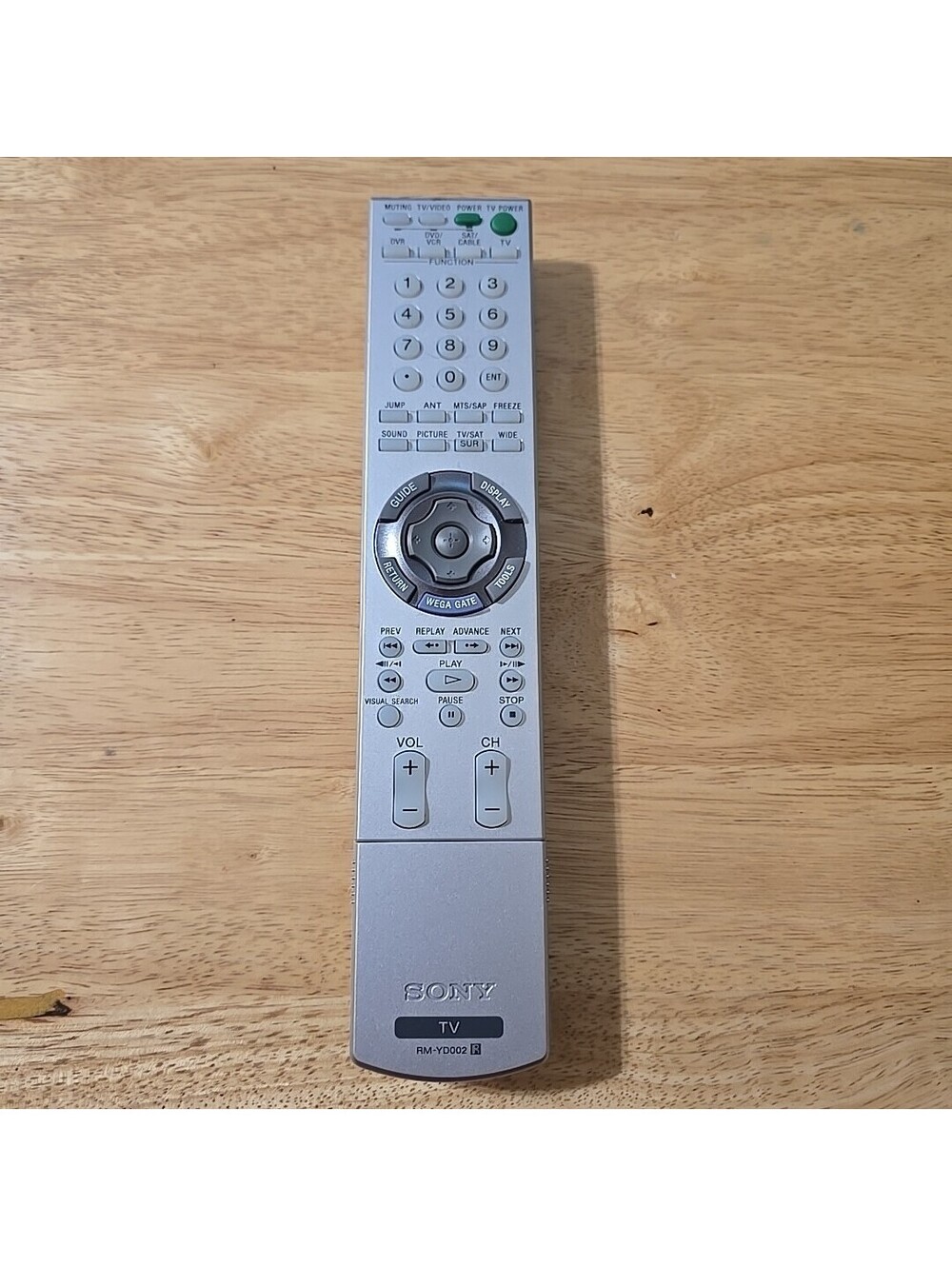 Sony RM-YD002 TV DVD VCR Remote Control IR Tested